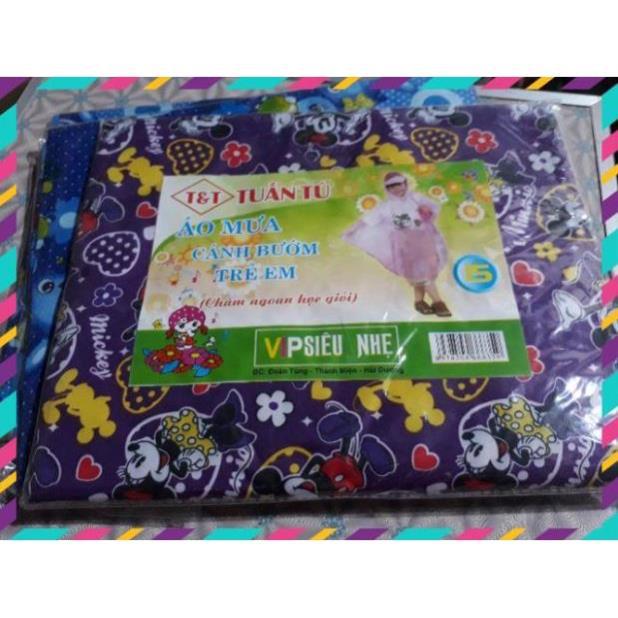 ⚡️ áo mưa trẻ em cánh rơi chất dù Hồng Thắm
