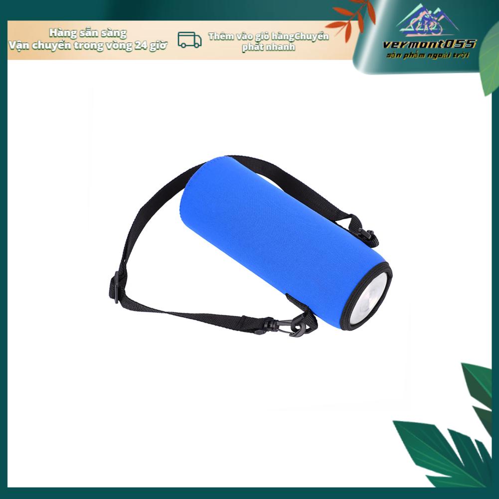 Vermont055 Outdoor 1000ml Water Bottle Insulated Cover Neoprene Carrier Bag Pouch with Strap
