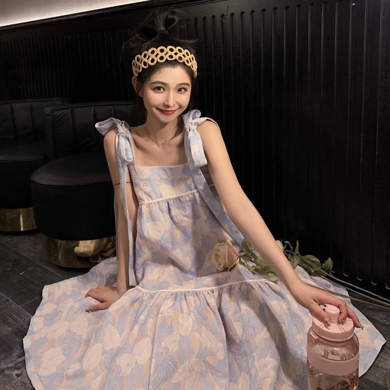 Đầm Nữ Hở Vai In Hoa Thời Trang Xuân Hè 2021 | BigBuy360 - bigbuy360.vn