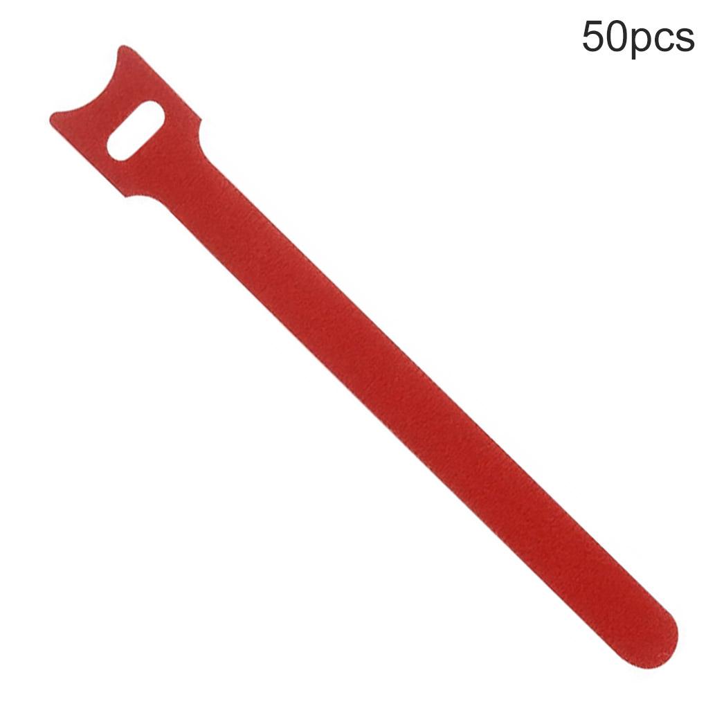 Túi 50 Dây Rút Bằng Nylon Dùng Để Đựng Dây Cáp Sạc / Tai Nghe Đa Năng Tiện Dụng