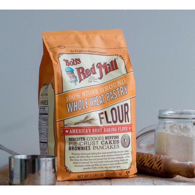 Bột mì nguyên cám bob 500gr (chia lẻ từ gói 2,27kg)