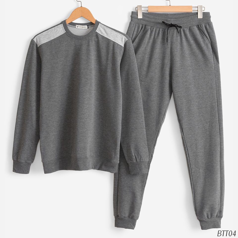 Bộ thể thao nam chất nỉ kiểu dáng trẻ trung thời trang VICERO | BigBuy360 - bigbuy360.vn