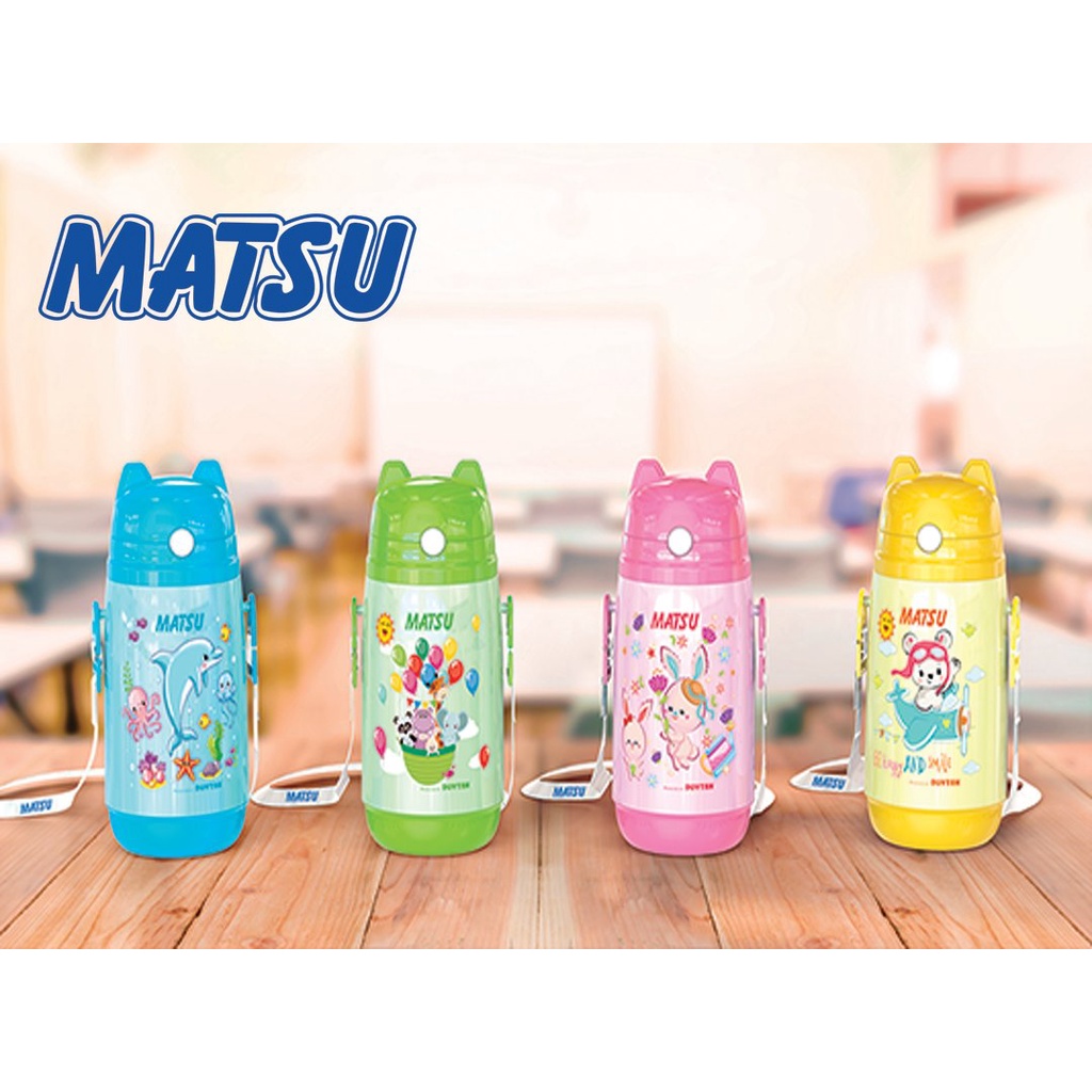 Bình nước học sinh nhựa Duy Tân Matsu dung tích 400ml