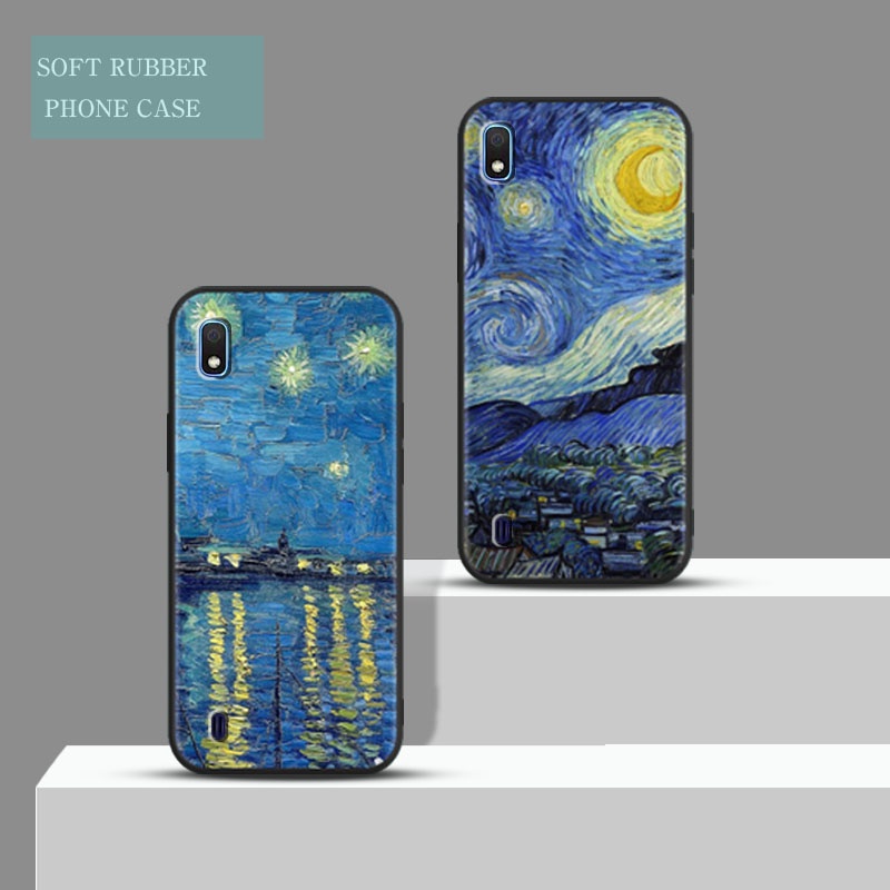 Ốp Điện Thoại TPU Silicon Cao Su Mềm Chống Nứt Màu Đen Chất Lượng Cao Cho Samsung Galaxy A10