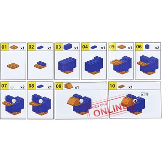 Gọt bút chì lắp ráp hình thú-Chim