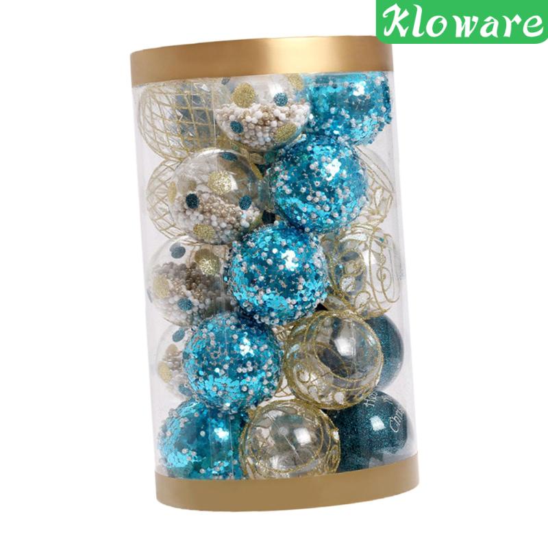 Bộ 25 Quả Châu Trang Trí Cây Thông Giáng Sinh