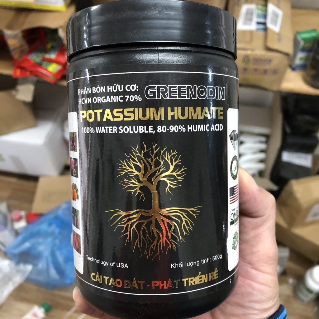 Phân bón humic acid hoa kỳ hộp 500g