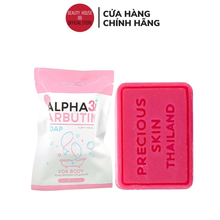 Xà Phòng Kích Trắng Alpha Arbutin Collagen Soap Thái Lan