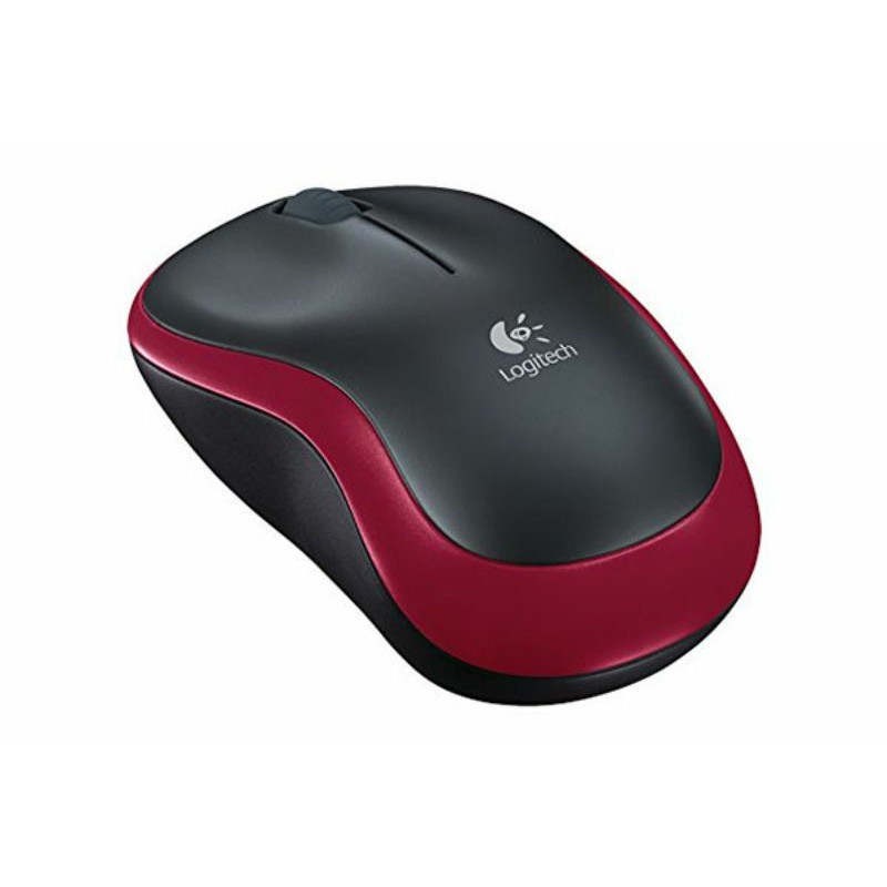 Chuột Quang không dây Logitech M185 - Màu Đỏ
