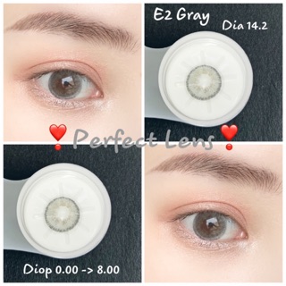Link 1 (Giá 1 Chiếc) 14.2 (0.00 -> 8.00) Lens E2 Gray - Kính Áp Tròng