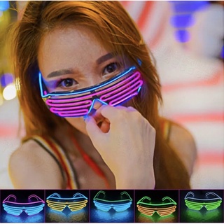 Kính sáng LED đầy màu sắc RBG /  Kính DOUYIN Phát Sáng Sạc Nhiều Lần