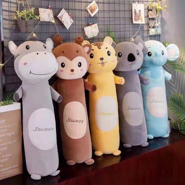 Gối ôm hình thú mẫu mới cực kute sz to đại 1m1