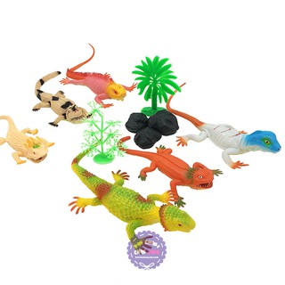 Bộ đồ chơi mô hình các loài tắc kè đại Thành Lộc bằng nhựa - Mô hình động vật cho bé