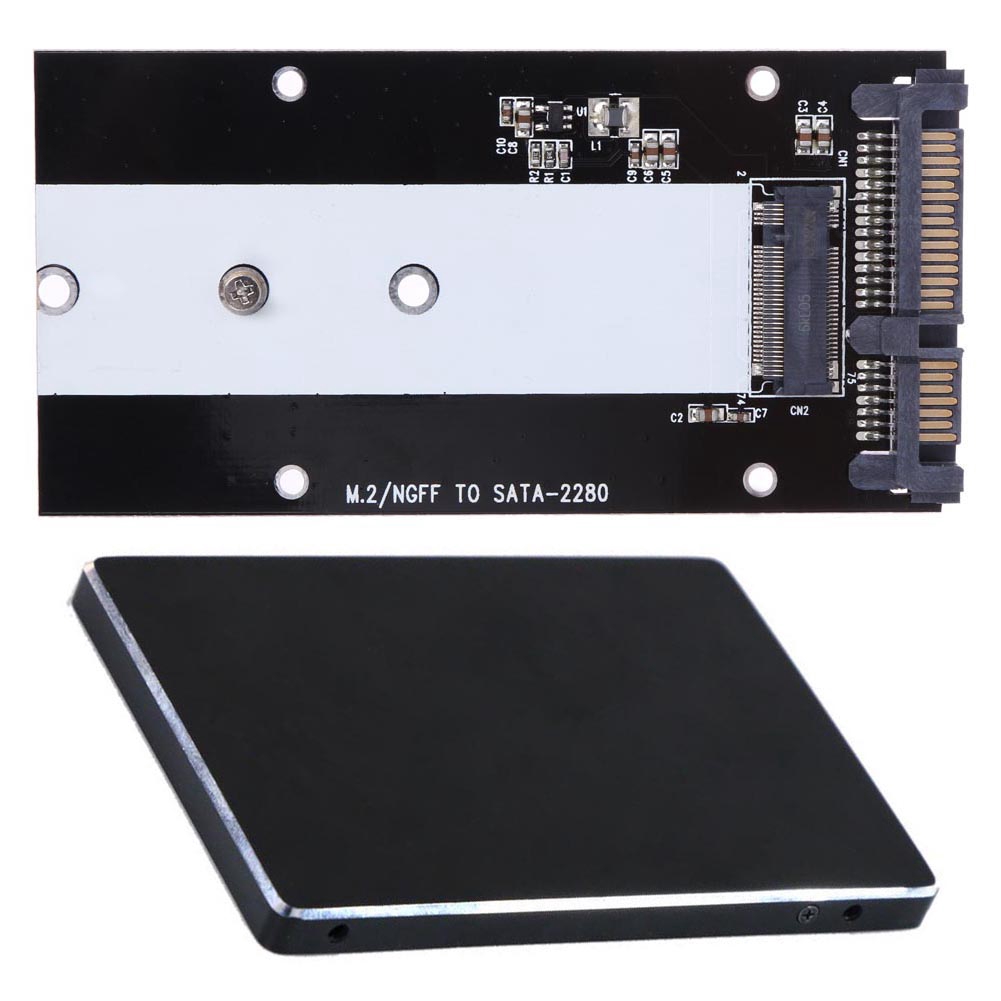 B Key M.2 NGFF SSD to 2.5in SATA  Converter Adapter Card 2230-2280 | WebRaoVat - webraovat.net.vn