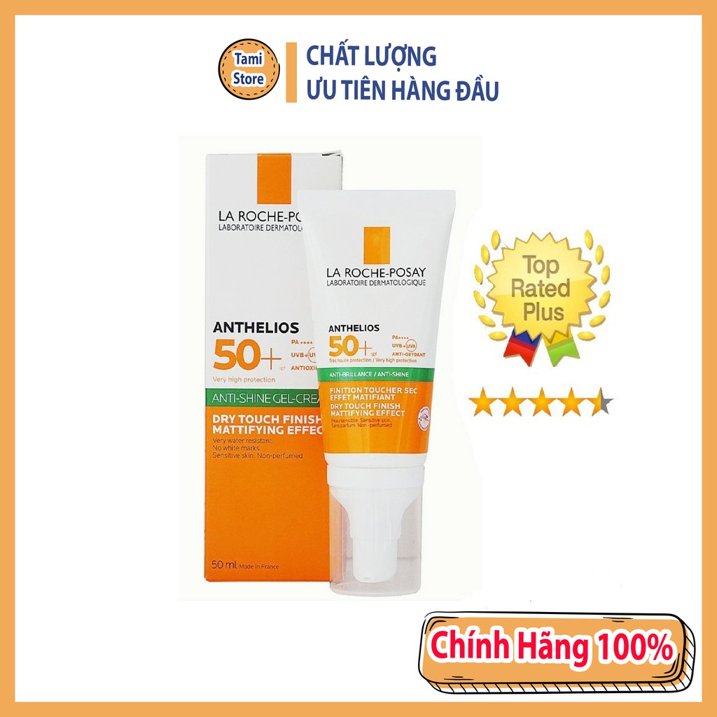 Kem Chống Nắng La Roche-Posay Vạch Xanh Anthelios XL SPF 50+  50ml Dành Cho Da Dầu, Hỗn Hợp Dầu