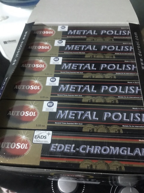 Kem đánh bóng kim loại metal polish tuýp 75ml chính hãng Đức