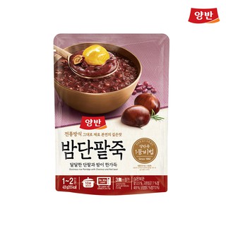 Cháo Ăn Liền Bổ Dưỡng Cao Cấp Yangban Vị Đậu Đỏ và Hạt Dẻ Túi 420.0g