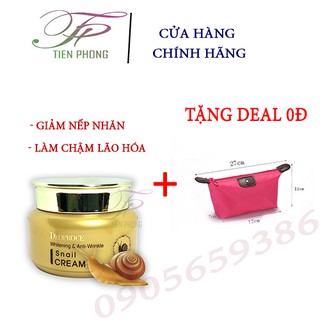 Kem ốc Sên chống lão hóa da chuyên sâu deoproce HÀN QUỐC whitening & anti-wrinke snail cream CHÍNH HÃNG HÀN QUỐC