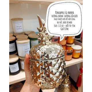 Nến thơm Pineapple & Payaya
