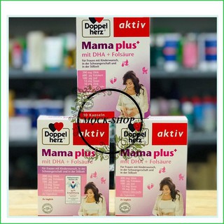 (hàng Đức) Viên Uống Doppelherz Aktiv Mama Plus Bổ Sung Vitamin Cho B à B ầu