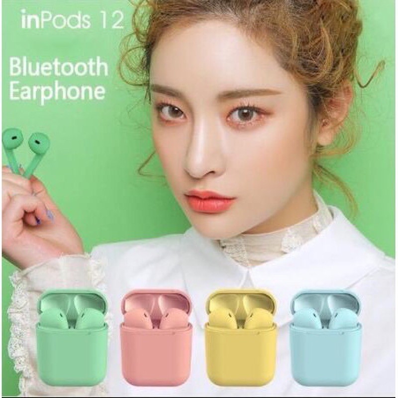 Tai Nghe Bluetooth Airpod i12 TWS Cảm Biến Vân Tay (có Ảnh + Video)