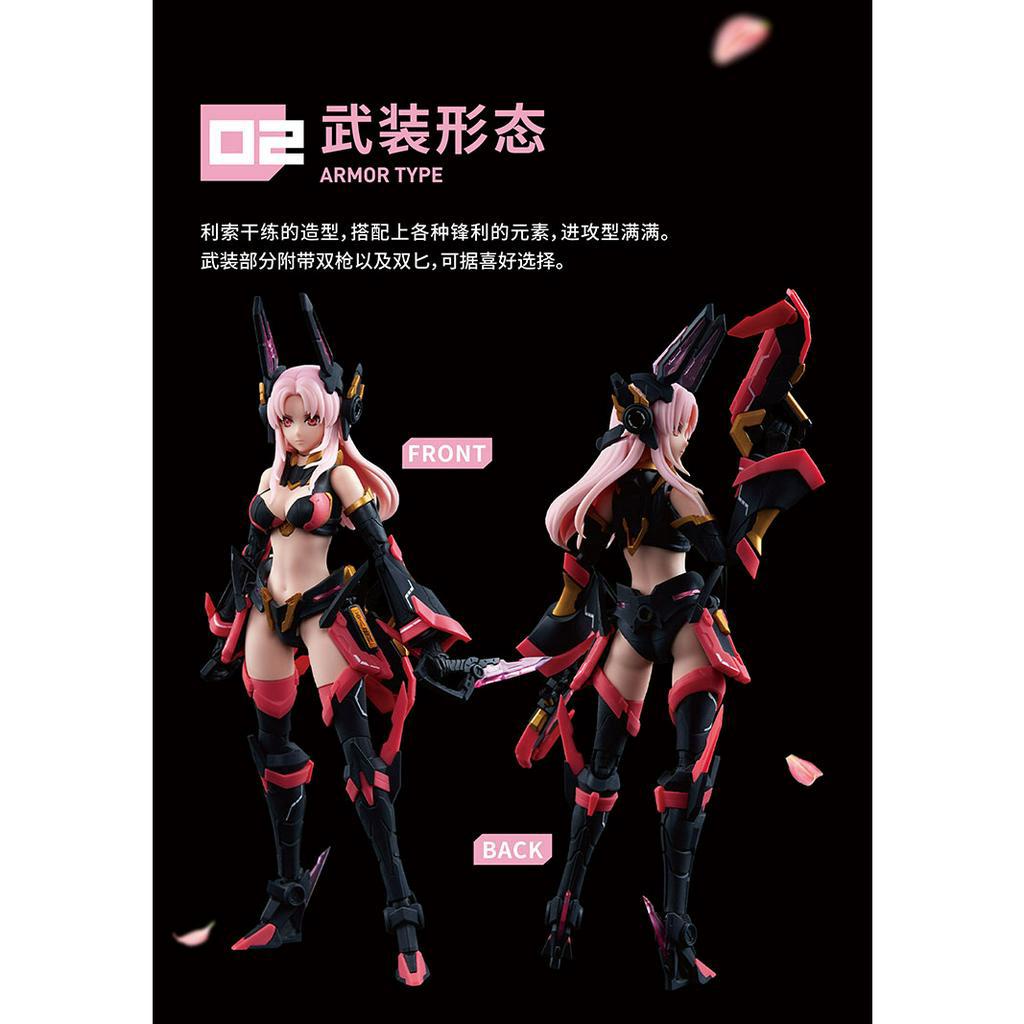 Mô hình lắp ráp MS GENERAL RAIDER OF SHADOW RS-04 RABBIT RS04 PA girl