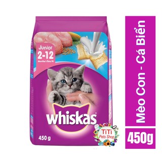Thức Ăn Hạt Mèo Con-Whiskas Junior  450g