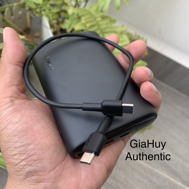 [Mã 267ELSALE hoàn 7% đơn 300K] Pin sạc dự phòng AUKEY PB-Y39 15.000mAh PD 3.0/QC 3.0 18W