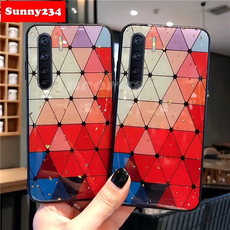 Shiny Gold Foil Phone Soft Case OPPO A52 A92 A92S A5 A9 A5S A7 A12 A31 2020 Case Realme C11 X50 6 3 5s 5i 5 Pro C3