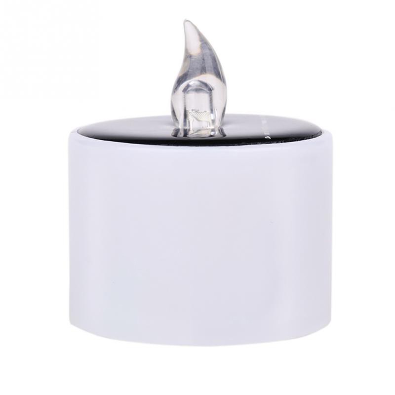 Đèn LED Năng Lượng Mặt Trời Hình Nến Màu Vàng