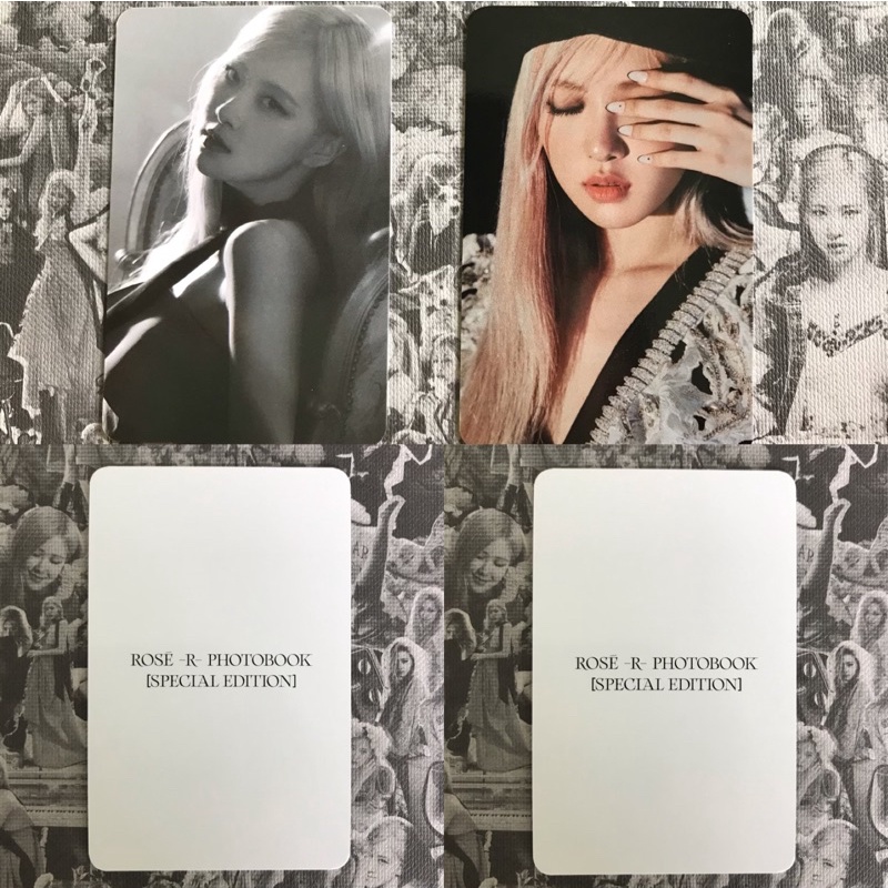 Blackpink| Card quà Pre Order Album -R- phiên bản đặc biệt của Rosé BlackPink