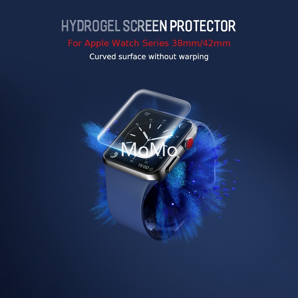 Miếng Dán Hydrogel Bảo Vệ Màn Hình Toàn Diện Cho iWatch Series 7 6 SE 5 4 3 2 41mm 45mm 44mm