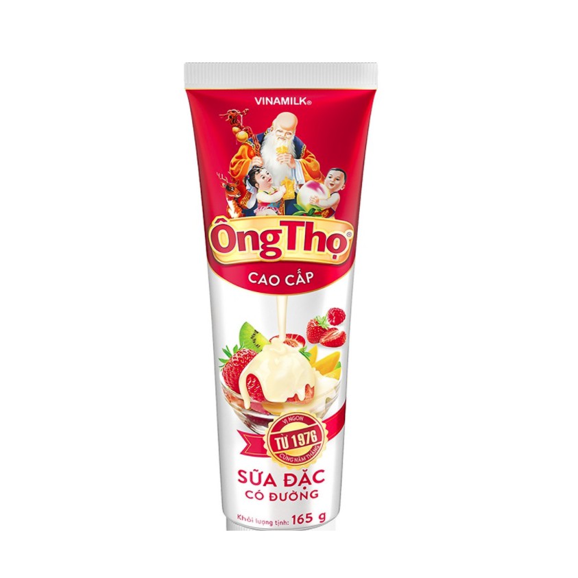 SỮA ĐẶC CÓ ĐƯỜNG ÔNG THỌ ĐỎ TUÝP 165G