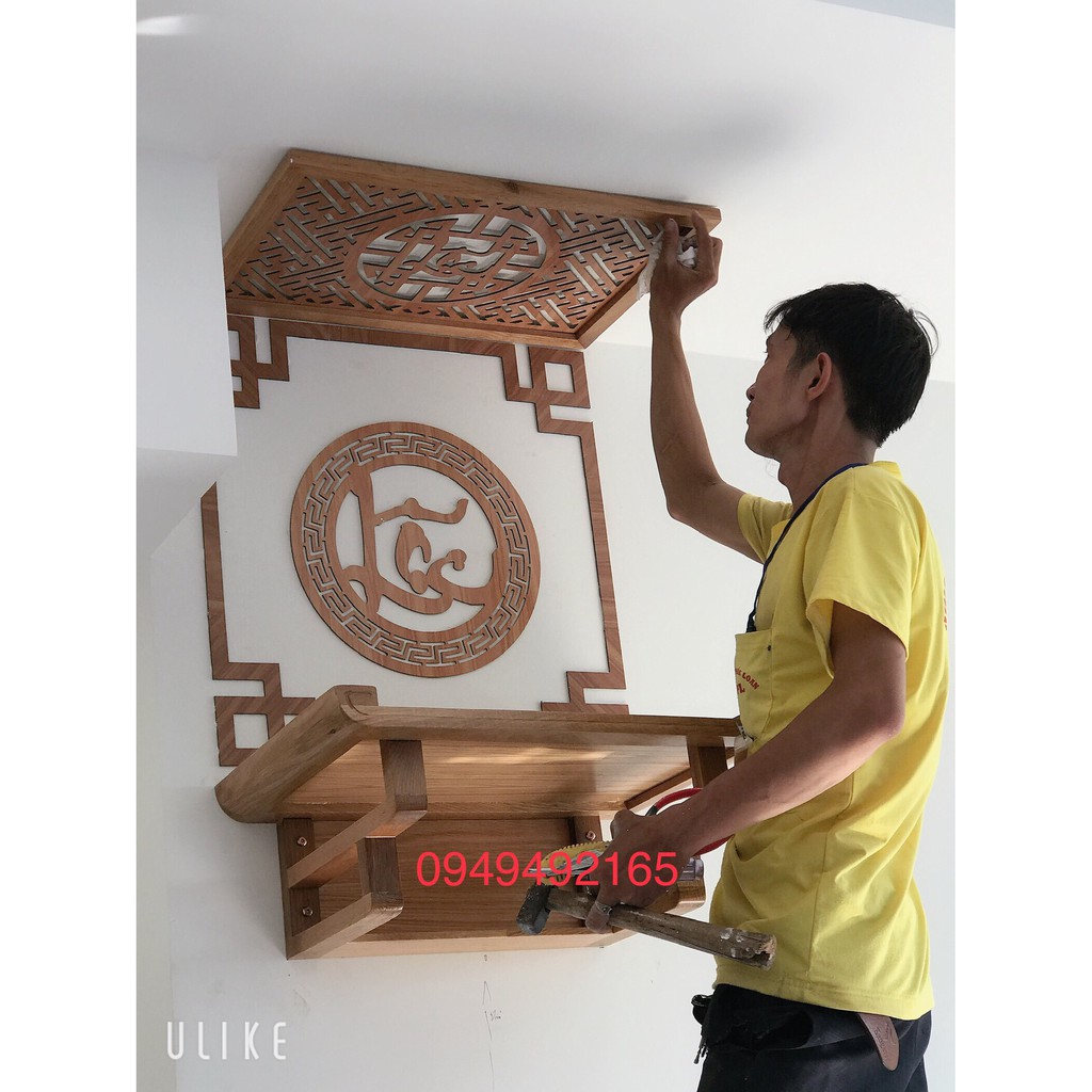 Tấm chống ám khói bàn thờ gia tiên 40x60