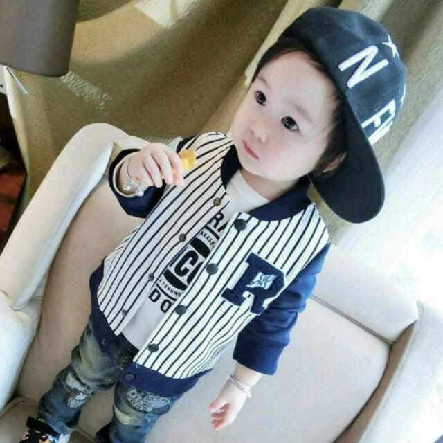 Áo bóng chày cho bé trai -  có sẵn