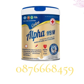 Sữa Non CoLos Alpha HBM hỗ trợ điều trị tiểu đường,tốt cho tim mạch