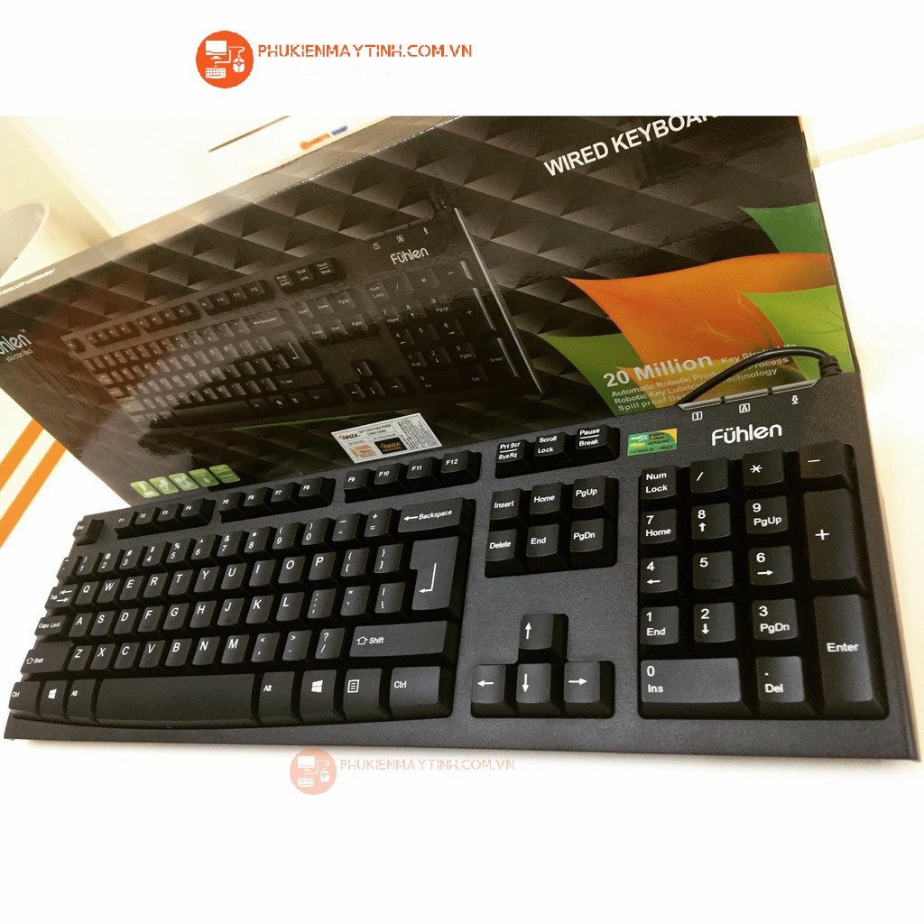 Bàn phím Fuhlen L411 USB - Hàng chính hãng | BigBuy360 - bigbuy360.vn