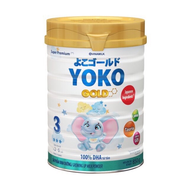 Sữa Vinamilk Yoko gold 3 850g