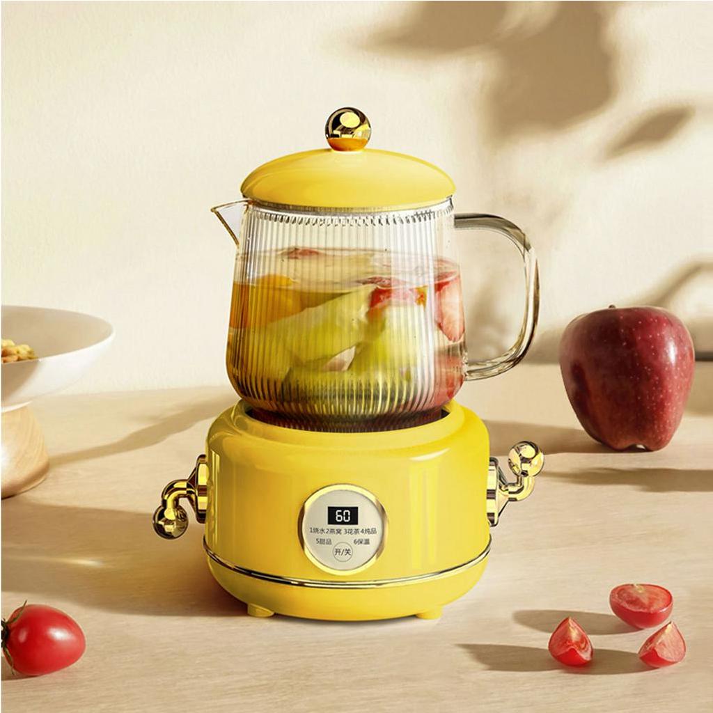 Bình đun nước hoạt động điện mini - 600ml 50Hz Thủy tinh Ấm nước trà cho Phòng ngủ tập thể Du lịch cắm trại tại nhà - Oxygen072