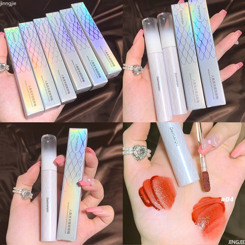 ✨✨Son Môi DAIMANPU 6 Màu Tùy Chọn Chống Nước Lâu Trôi Dưỡng Ẩm Dành Cho Nữ
