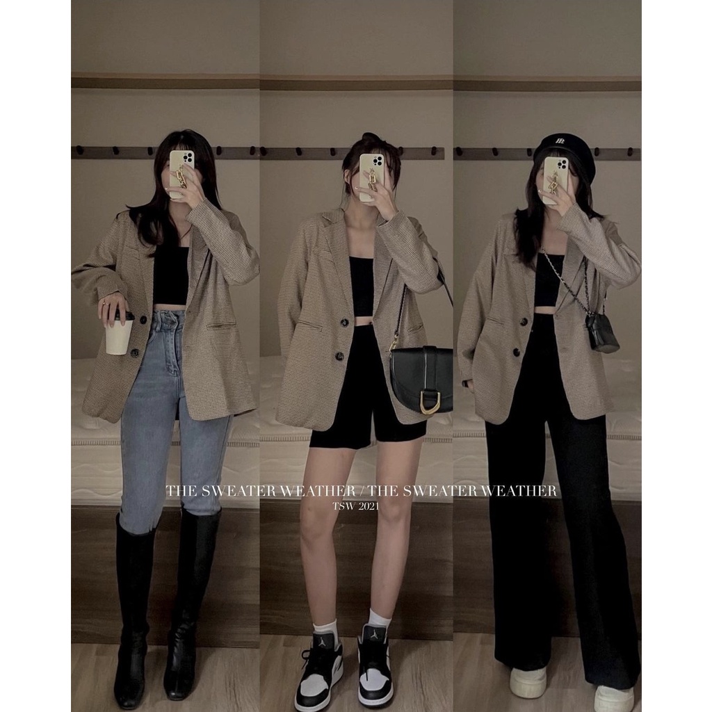 Áo Blazer nữ phong cách Hàn Quốc
