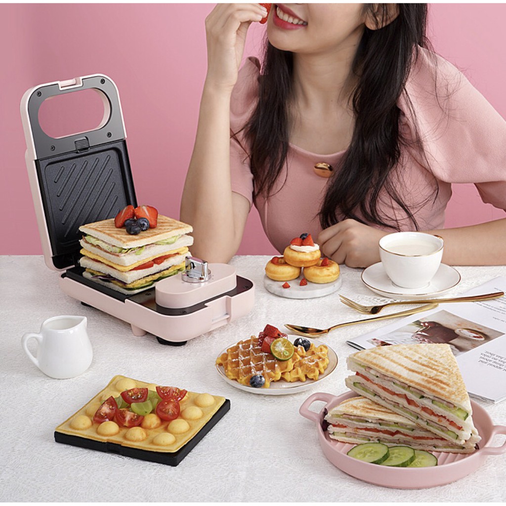 Máy Làm Bánh Mini Đa Năng AFC - YG 1088  Nướng Bánh Mì Sandwich, Bánh cá.... Vô Cùng Tiện Lợi Dễ Dàng