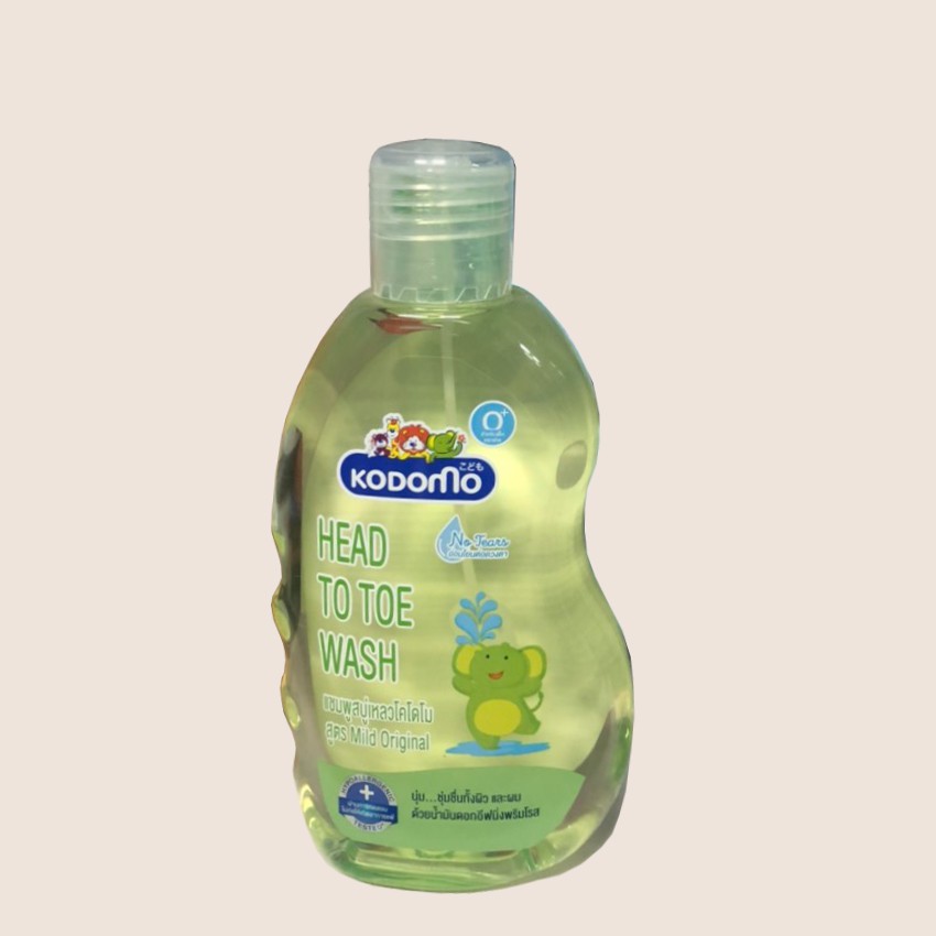 Dầu tắm gội cho bé Kodomo Head To Toe - 200ml,400ml - Thương hiệu Thái Lan