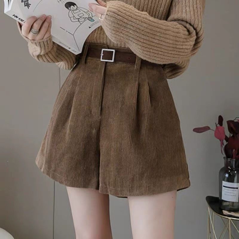 Quần Short Nhung Lưng Cao thời Trang cá tính | BigBuy360 - bigbuy360.vn