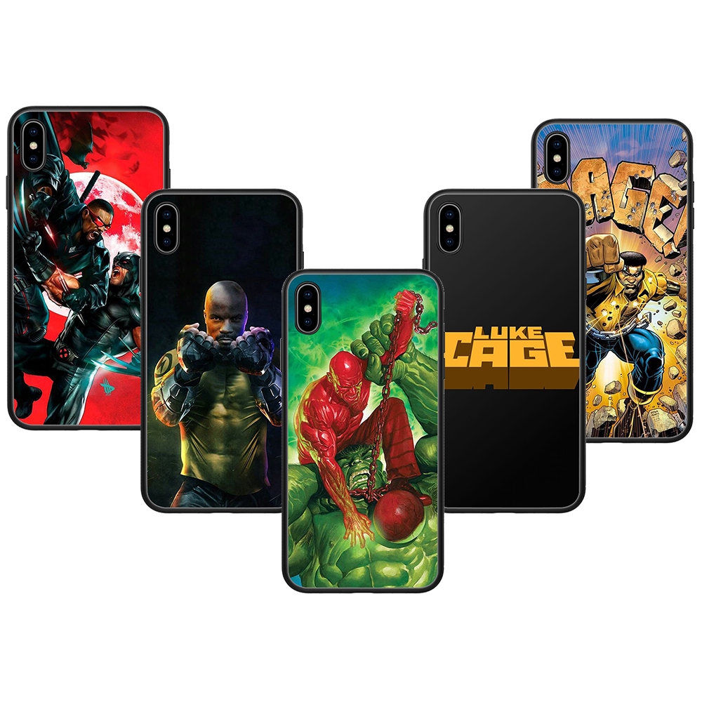 Ốp Điện Thoại Mềm Họa Tiết Luke Cage Marvel 026 Cho Iphone 11 Pro Xs Max Xr X 8 7 6 6s Plus