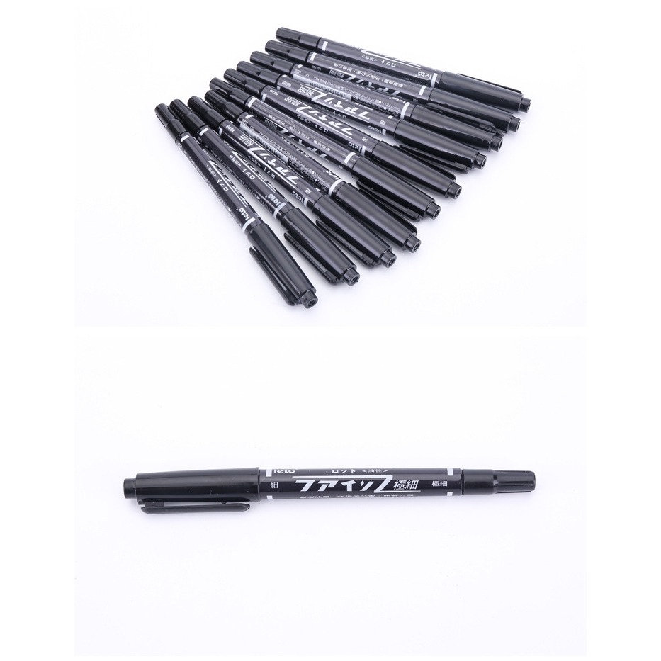 1 Bút Lông Dầu Hai Đầu Ngòi 0.5mm - 1mm