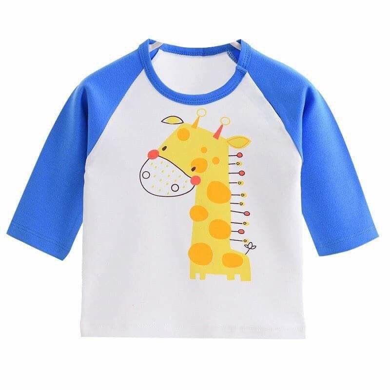 [FREESHIP XTRA] Áo thun dài tay Raglan thu đông hoạ tiết ngộ nghĩnh sành điệu cực hot cho bé trai/bé gái - Sukids Store