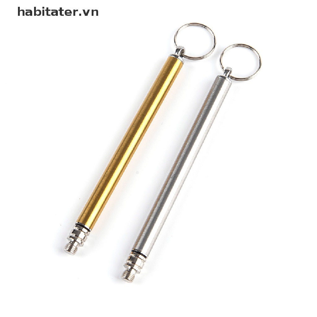 Tăm Xỉa Răng Bỏ Túi Bằng Thép Titan Không Gỉ Chống Thấm Nước Có Thể Tái Sử Dụng