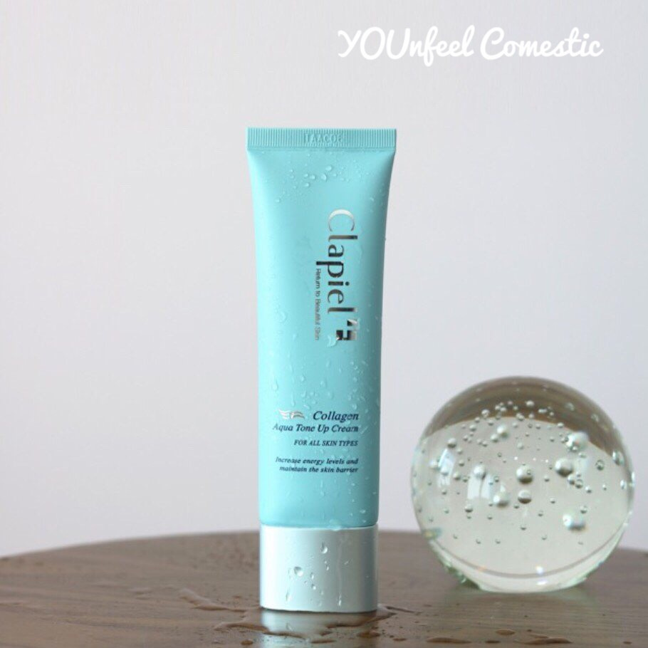 KEM DƯỠNG ẨM-NÂNG TONE CLAPIEL COLLAGEN AQUA TONE-UP CREAM