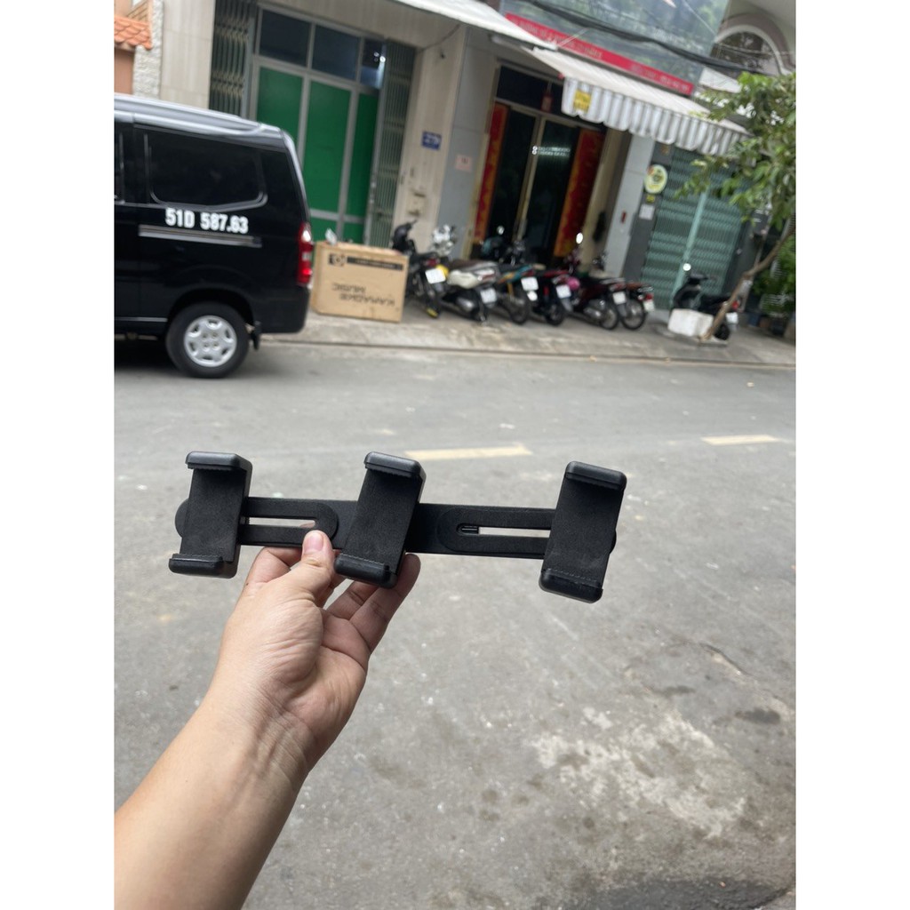 Bộ kẹp điện thoại đa năng cho đèn livestream  kèm chân cao 2m1 bán hàng onl facebook tiktok